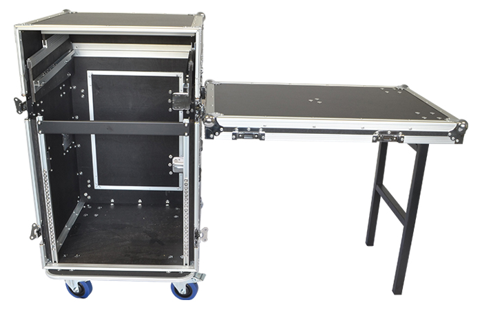 16U + 10U Rack w/Laptop Shelf & Table