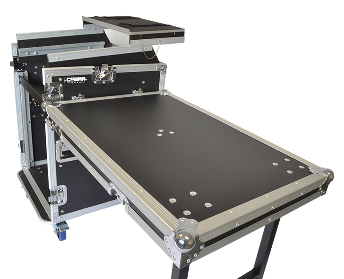 16U + 10U Rack w/Laptop Shelf & Table