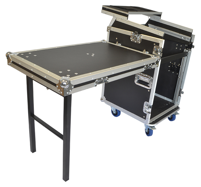 16U + 10U Rack w/Laptop Shelf & Table