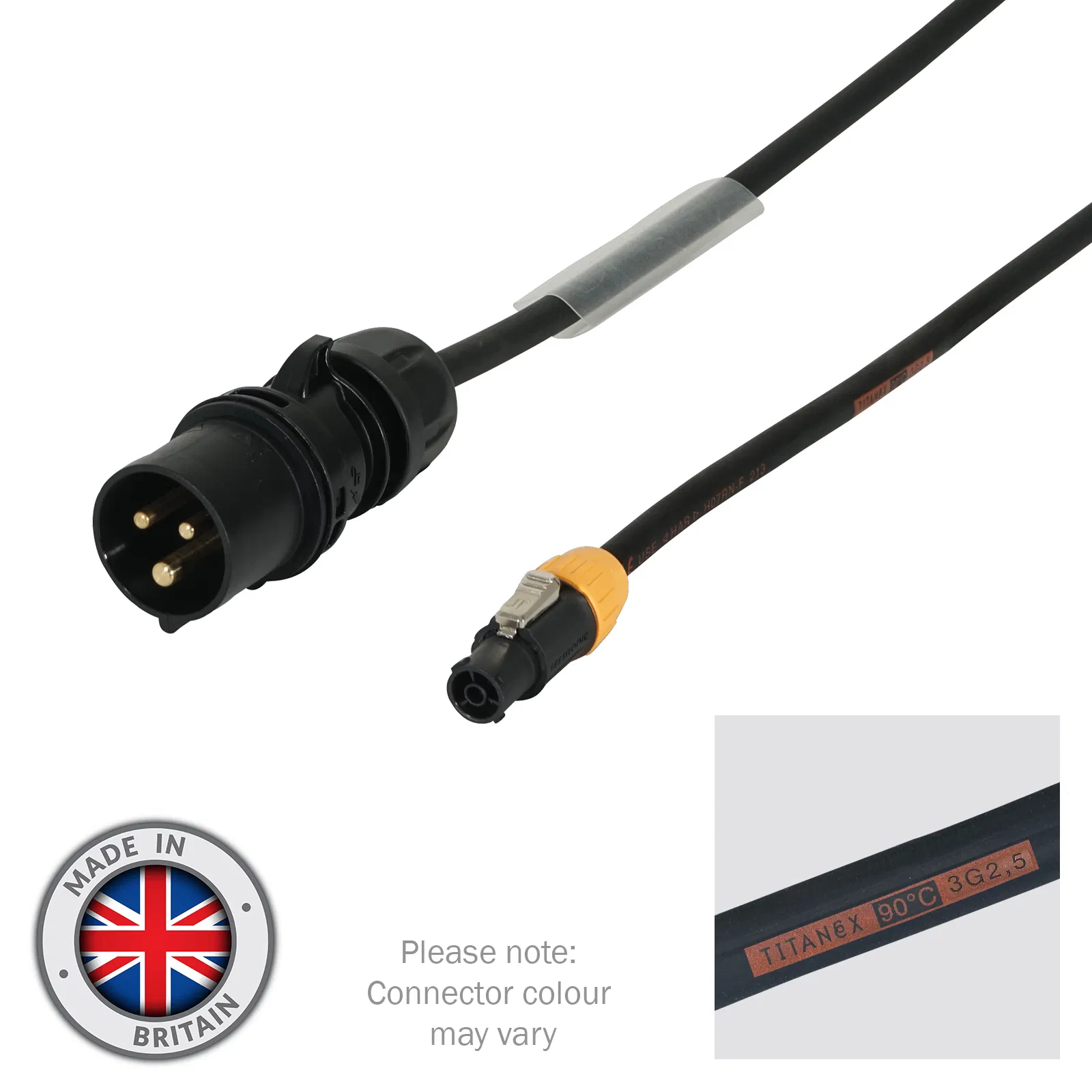 16A IP44 Male – PowerTwist TR1 IP65 – 2.5mm