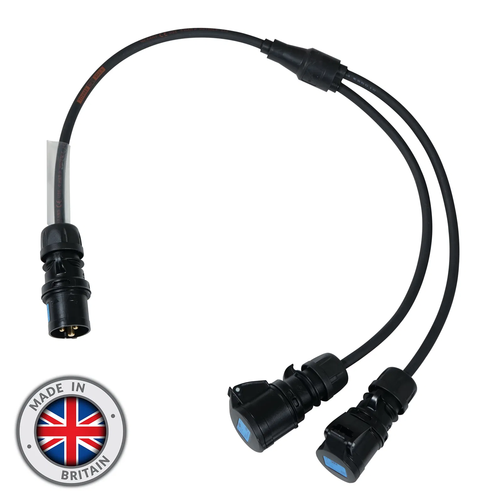 Moulded Y Split - 2.5mm 16A Connectors