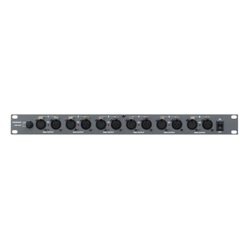 RS6 Rackmount DMX Distribution Splitter