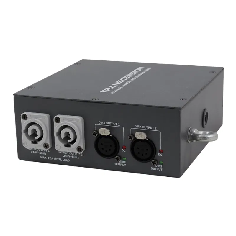 HS2 Hybrid powerCON DMX Distribution Splitter