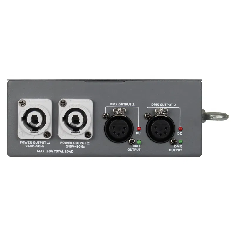 HS2 Hybrid powerCON DMX Distribution Splitter