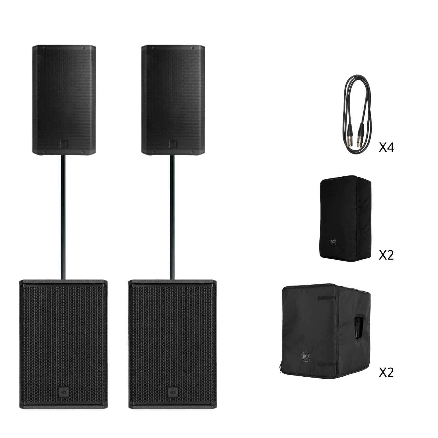 RCF ART 910-AX & SUB 702-AS Bundle
