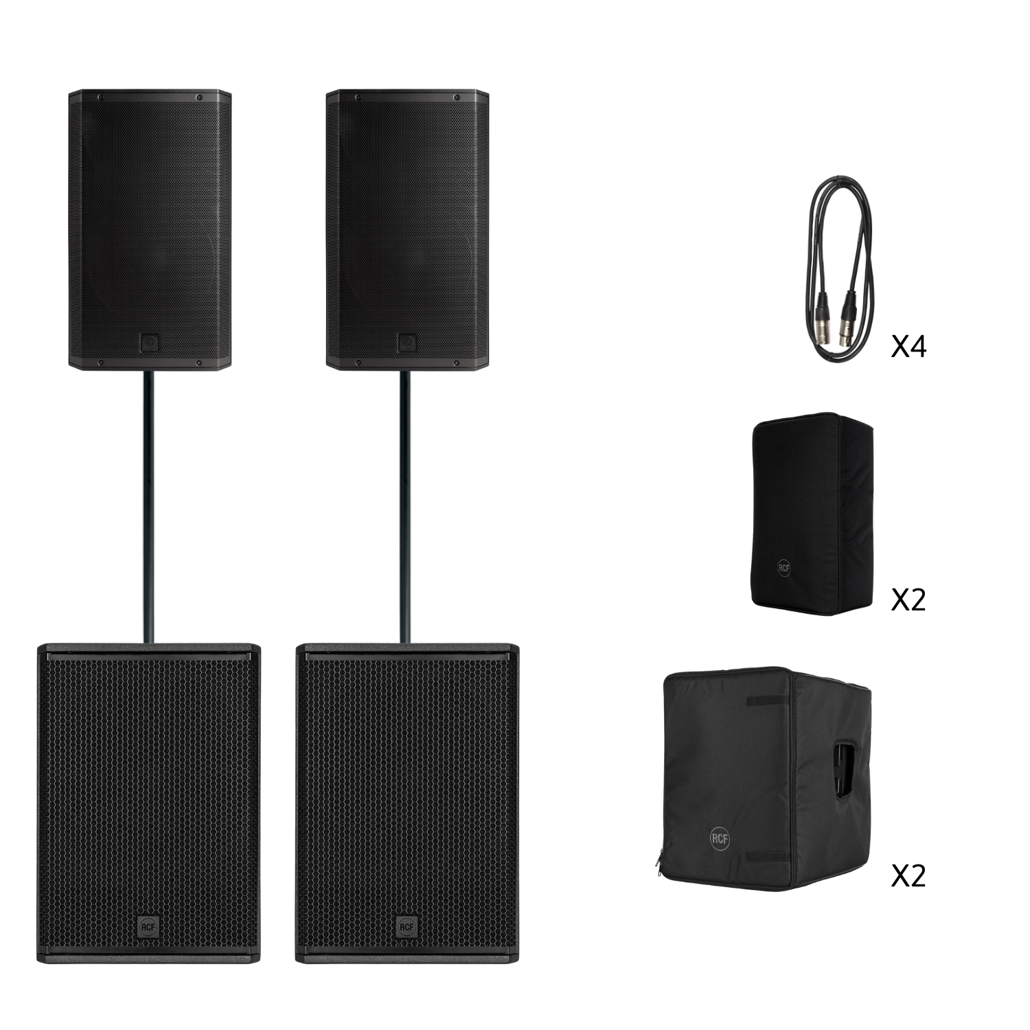 RCF ART 912-AX & SUB 705-AS Bundle