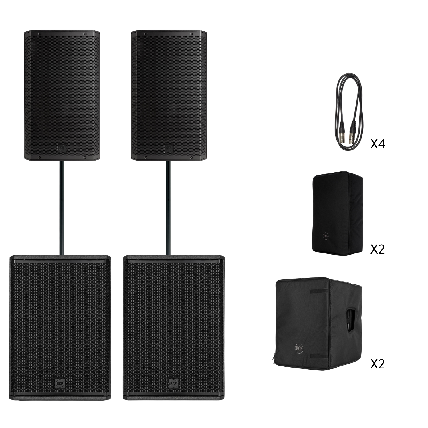 RCF ART 915-AX & SUB 708-AS Bundle