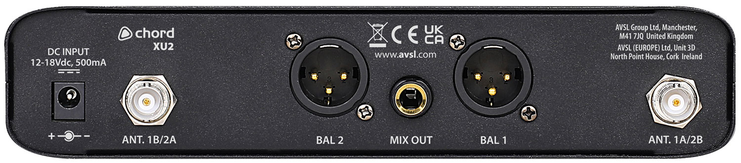 Chord XU2 Handheld Wireless Microphone System
