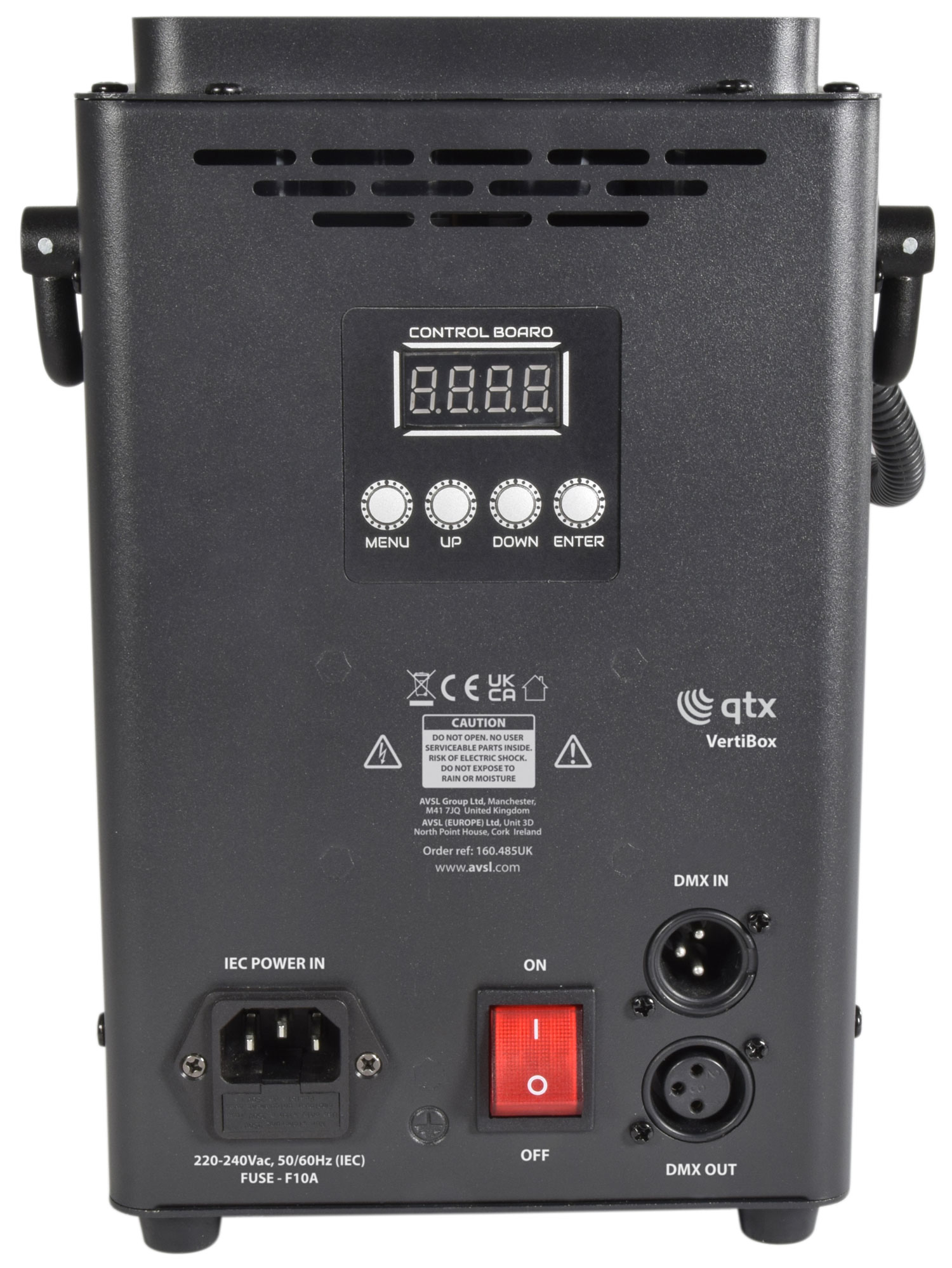 QTX VertiBox Vertical LED Fog Machine