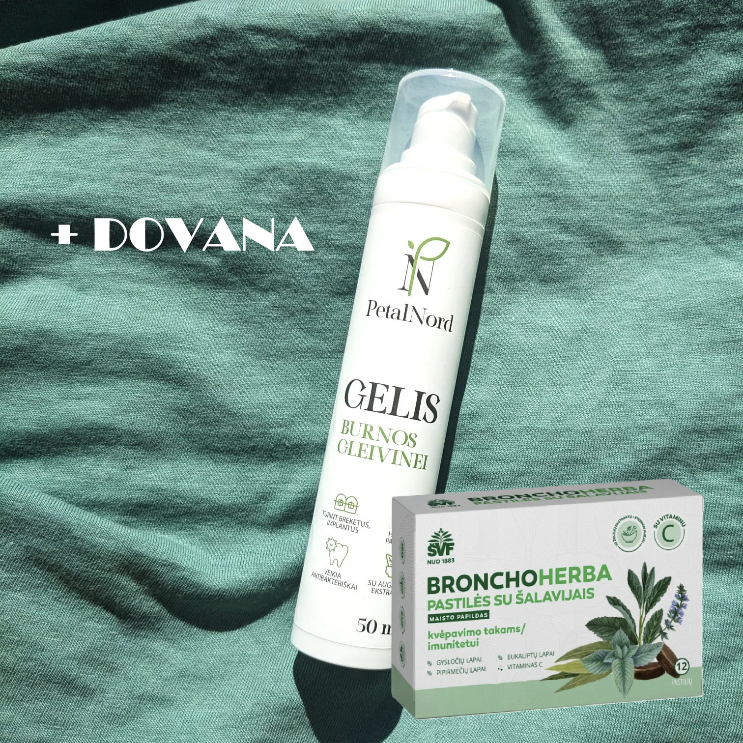 Gelis burnos gleivinei 50 ml + DOVANA