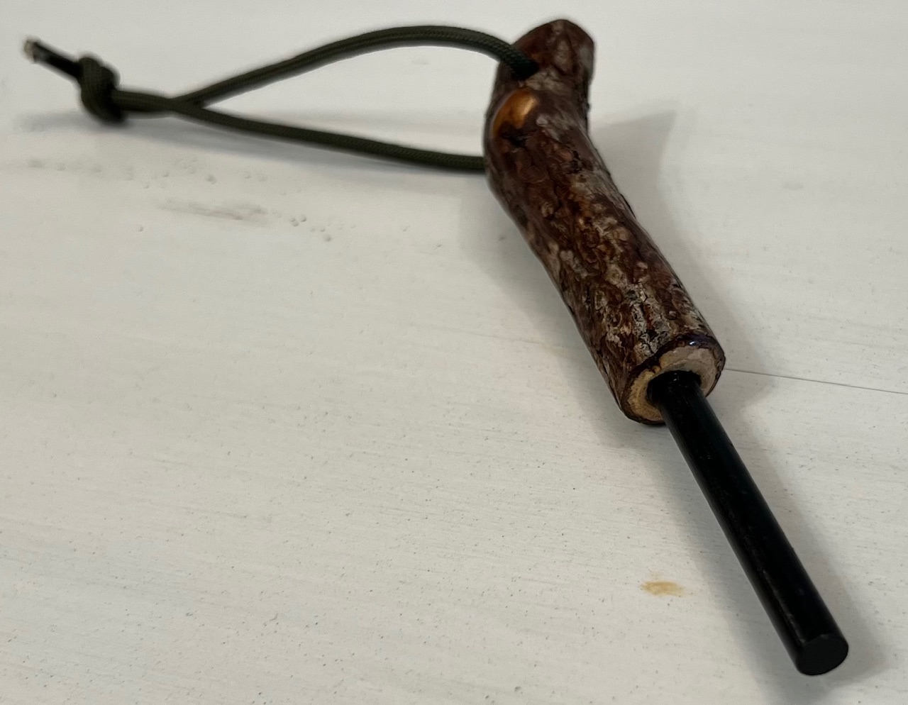 Alta Survival 3" Ferro Rod with (Small) Scrub Oak Handle