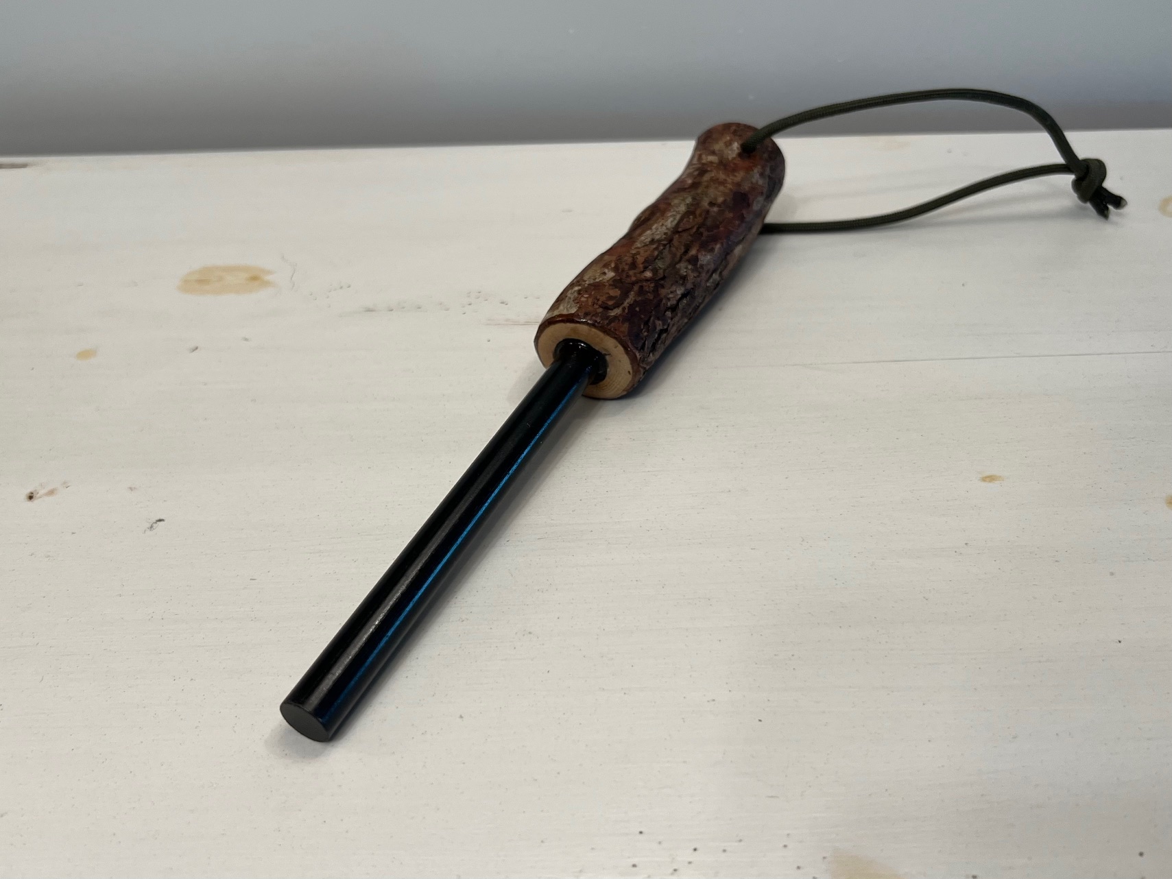 Alta Survival 6" Ferro Rod with (XL) Scrub Oak Handle 