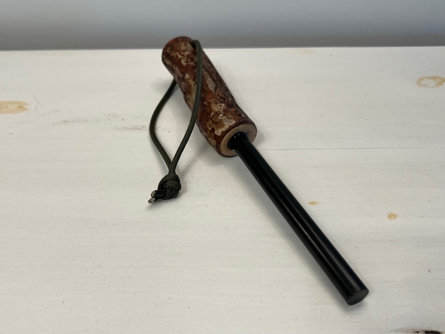 Alta Survival 6" Ferro Rod with (XL) Scrub Oak Handle 