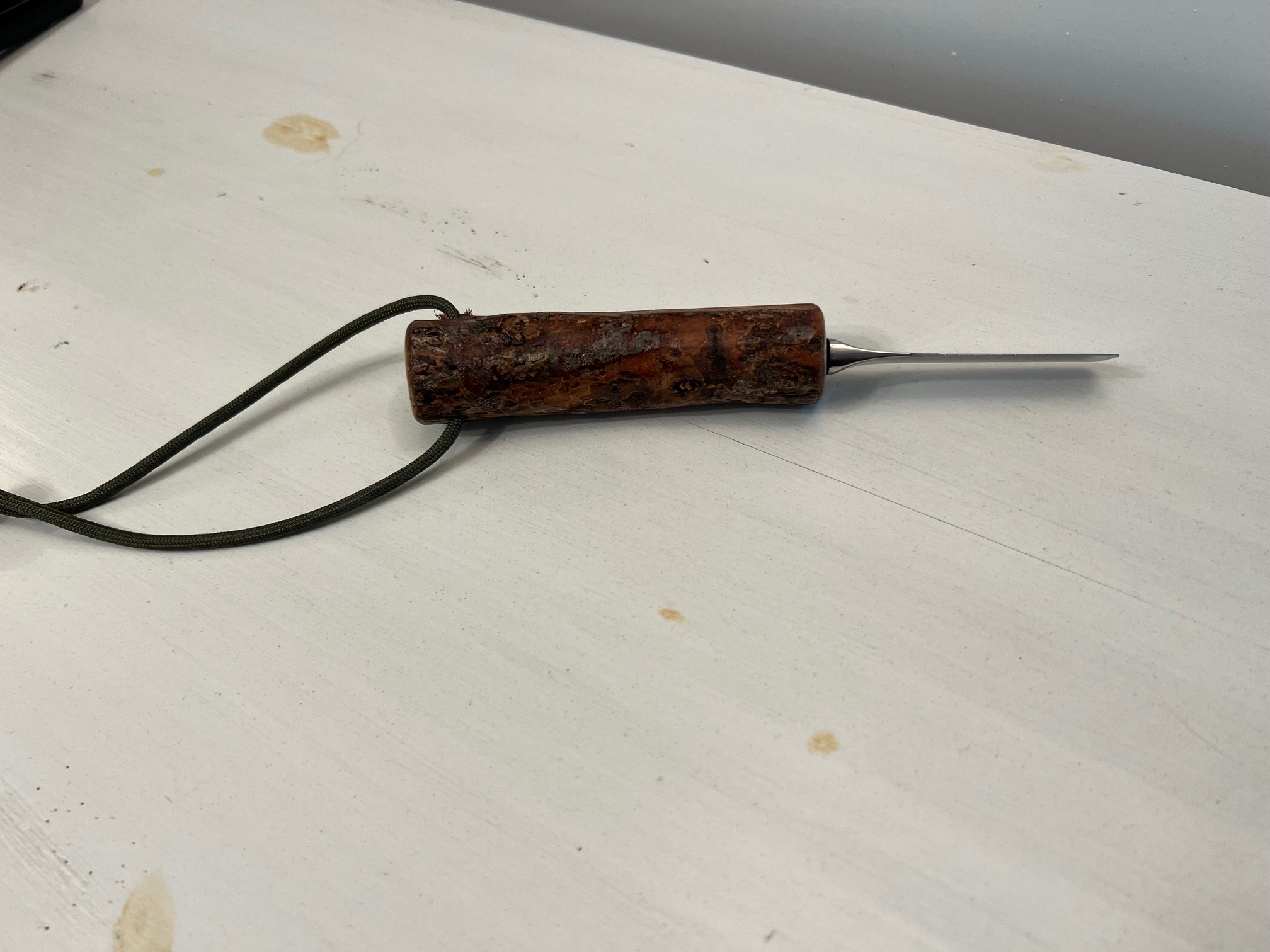 Alta Survival Stainless-Steel Striker with (Medium) Scrub Oak Handle