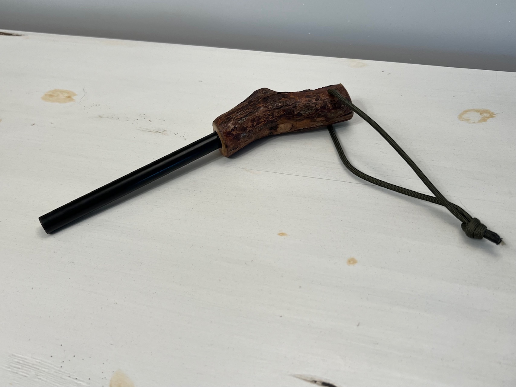 Alta Survival 6” Ferro Rod with (Standard) Scrub Oak Handle 