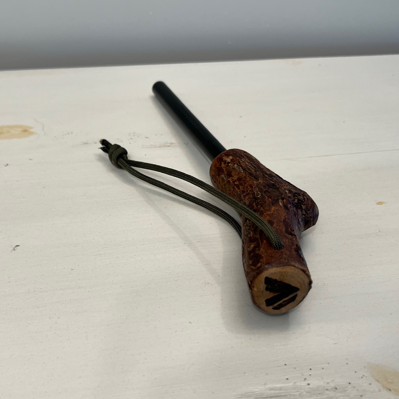 Alta Survival 6” Ferro Rod with (Standard) Scrub Oak Handle 