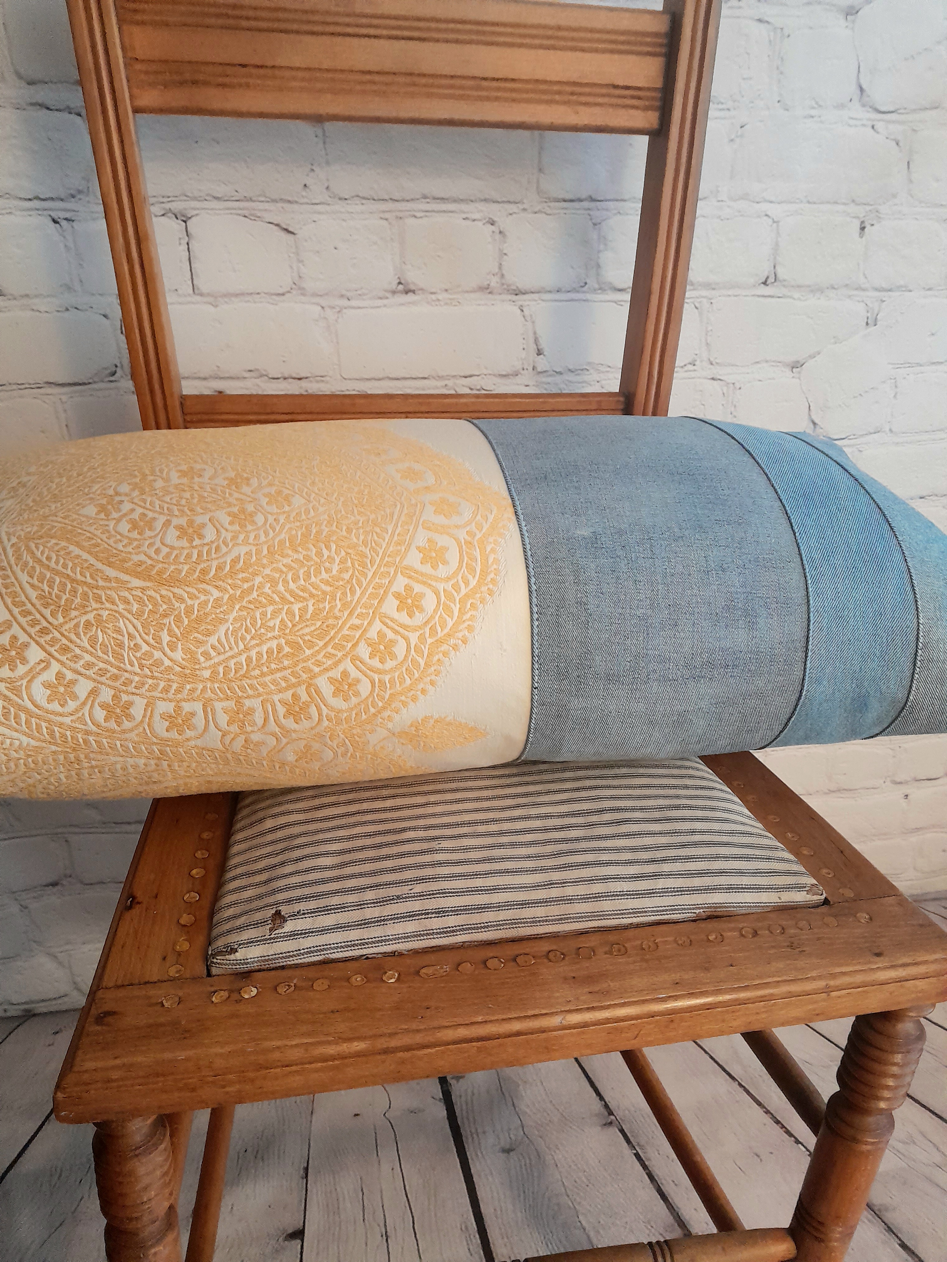 DENIM BOLSTER 