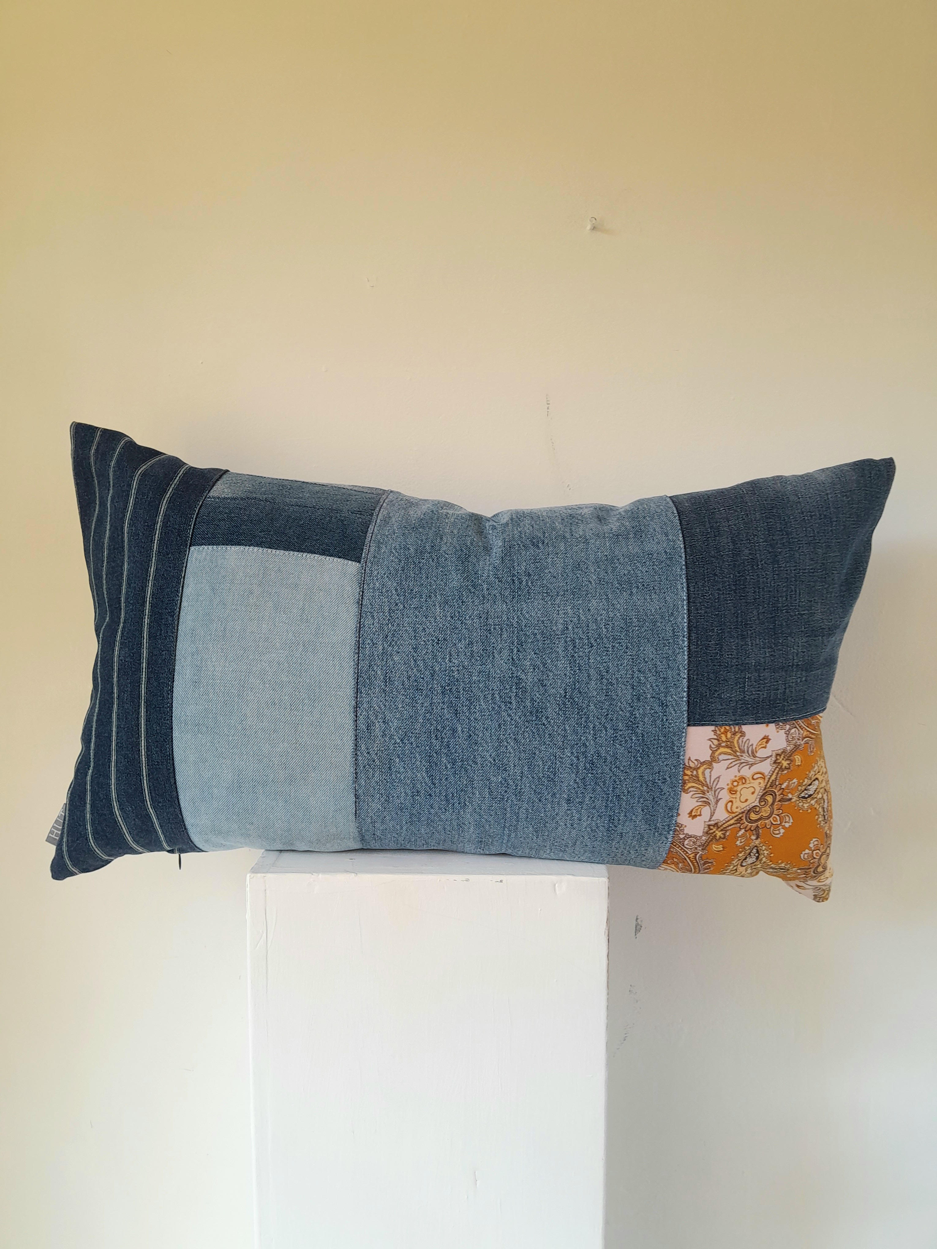 SALE - DENIM BOLSTER 