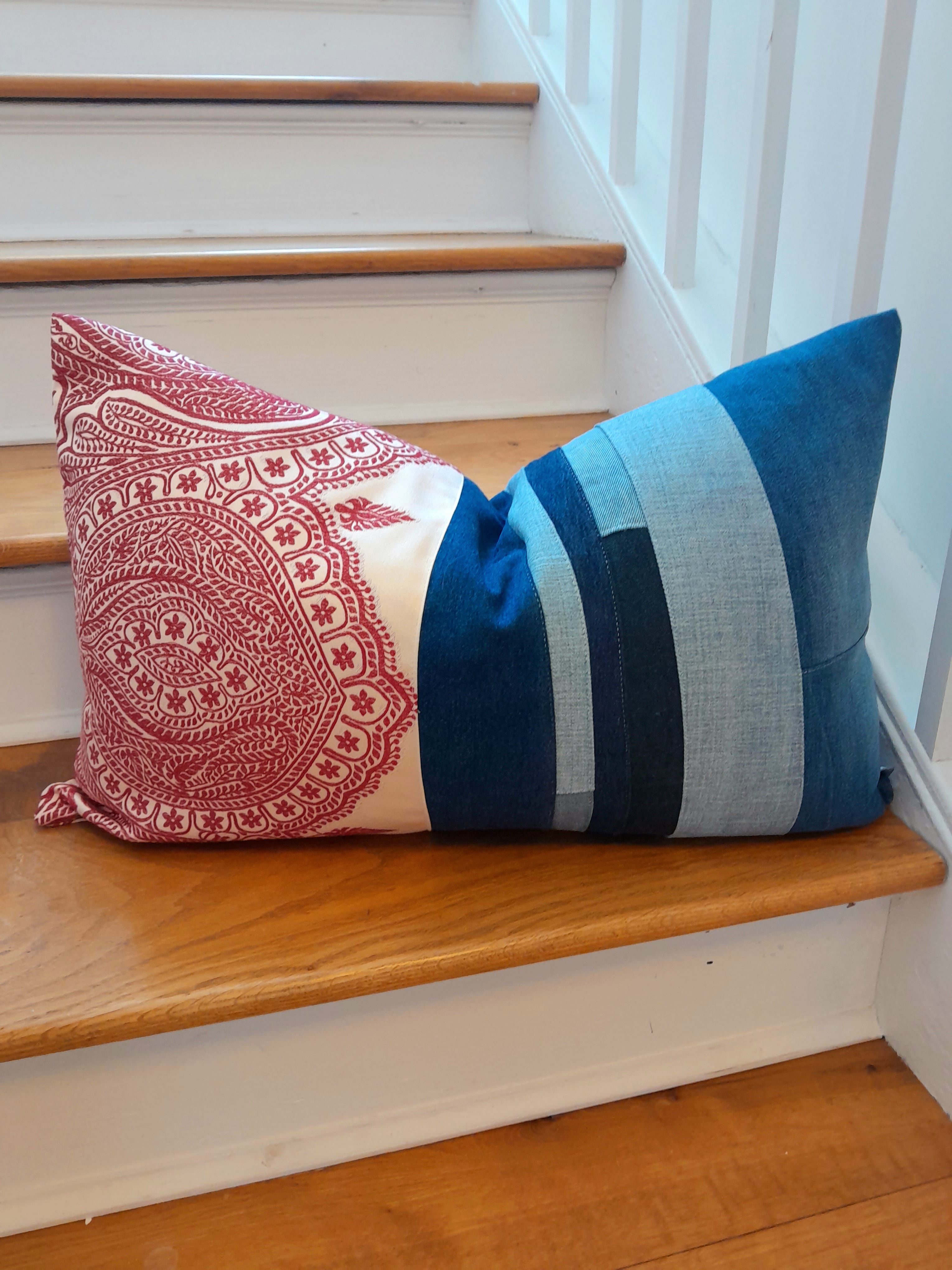 SALE - DENIM BOLSTER