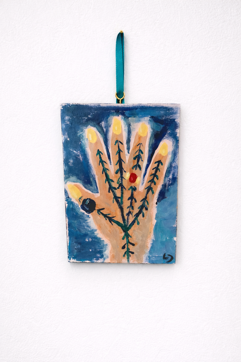 WAVING AT TREES ORIGINAL GIFT ART
