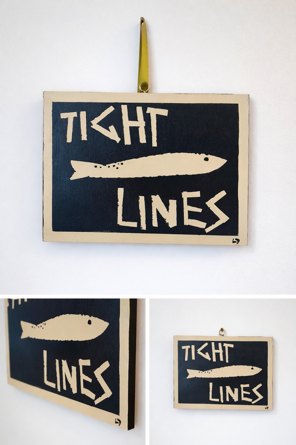 TIGHT LINES ORIGINAL GIFT ART