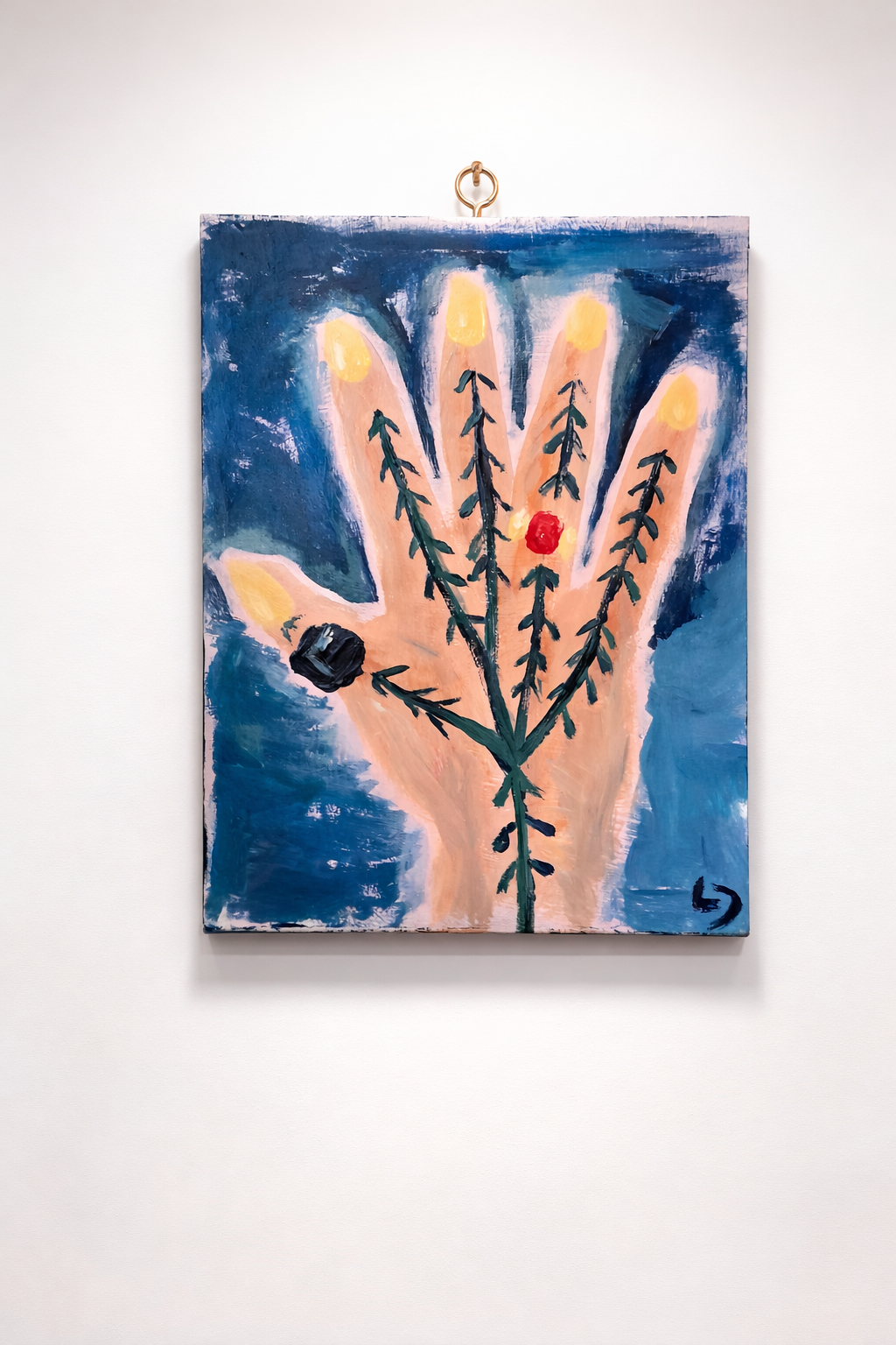 WAVING AT TREES ORIGINAL GIFT ART