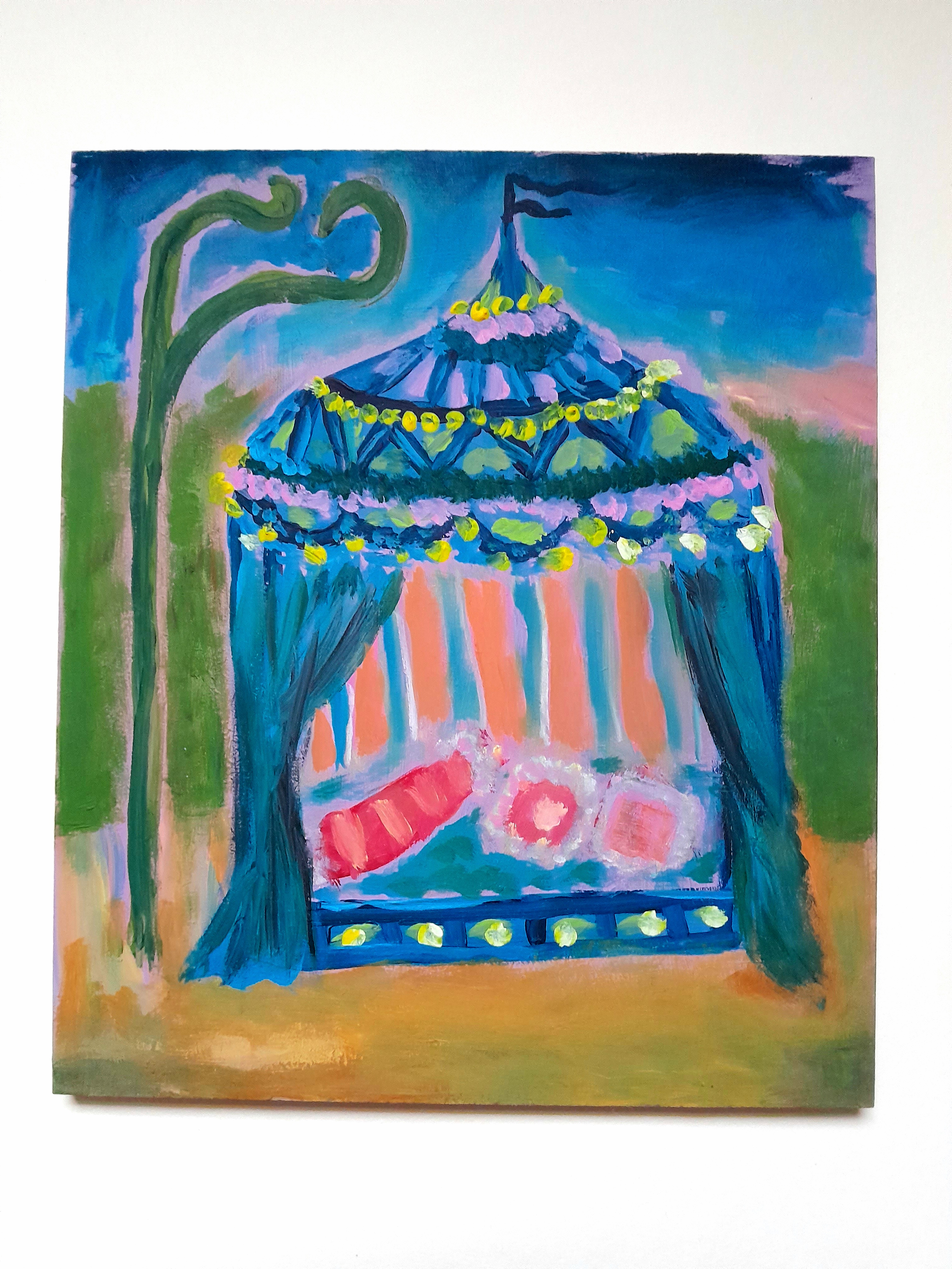 BLUE TENT Original art