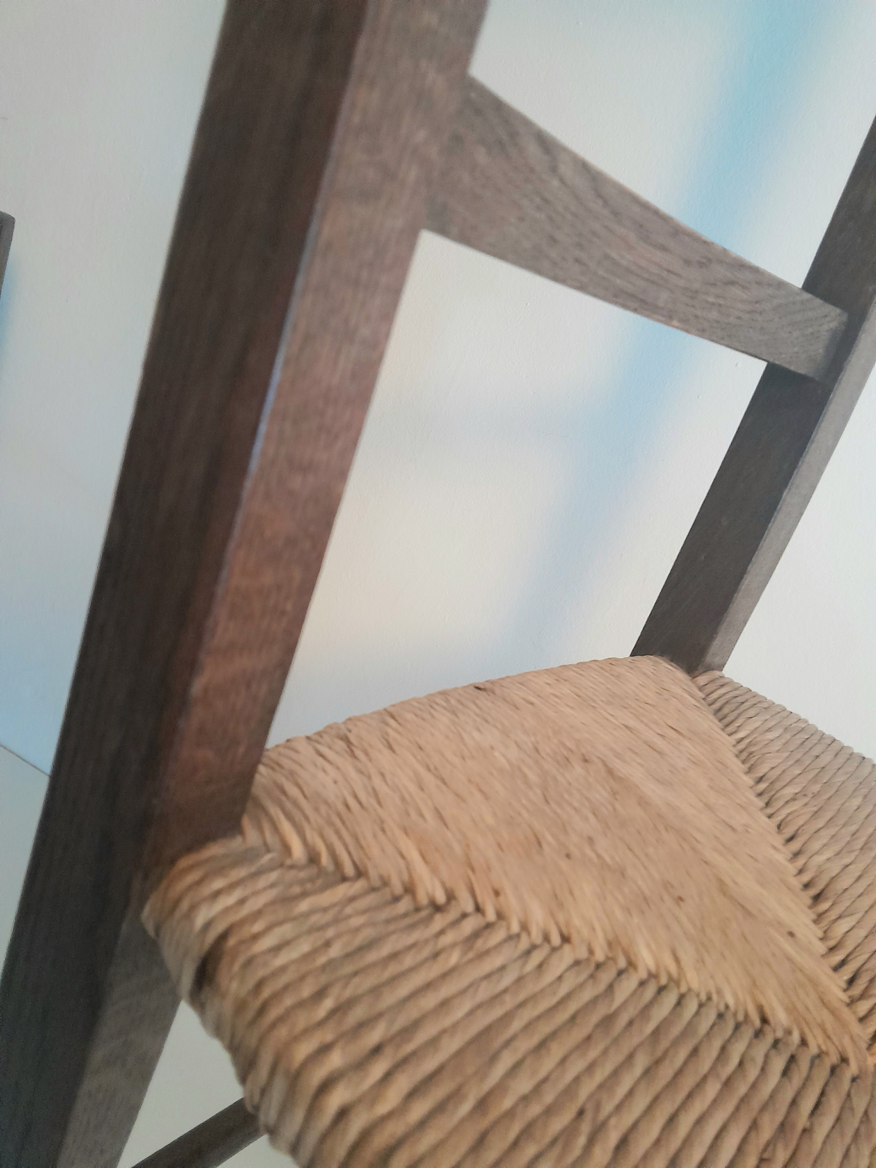 PAIR LADDER BACK CHAIRS