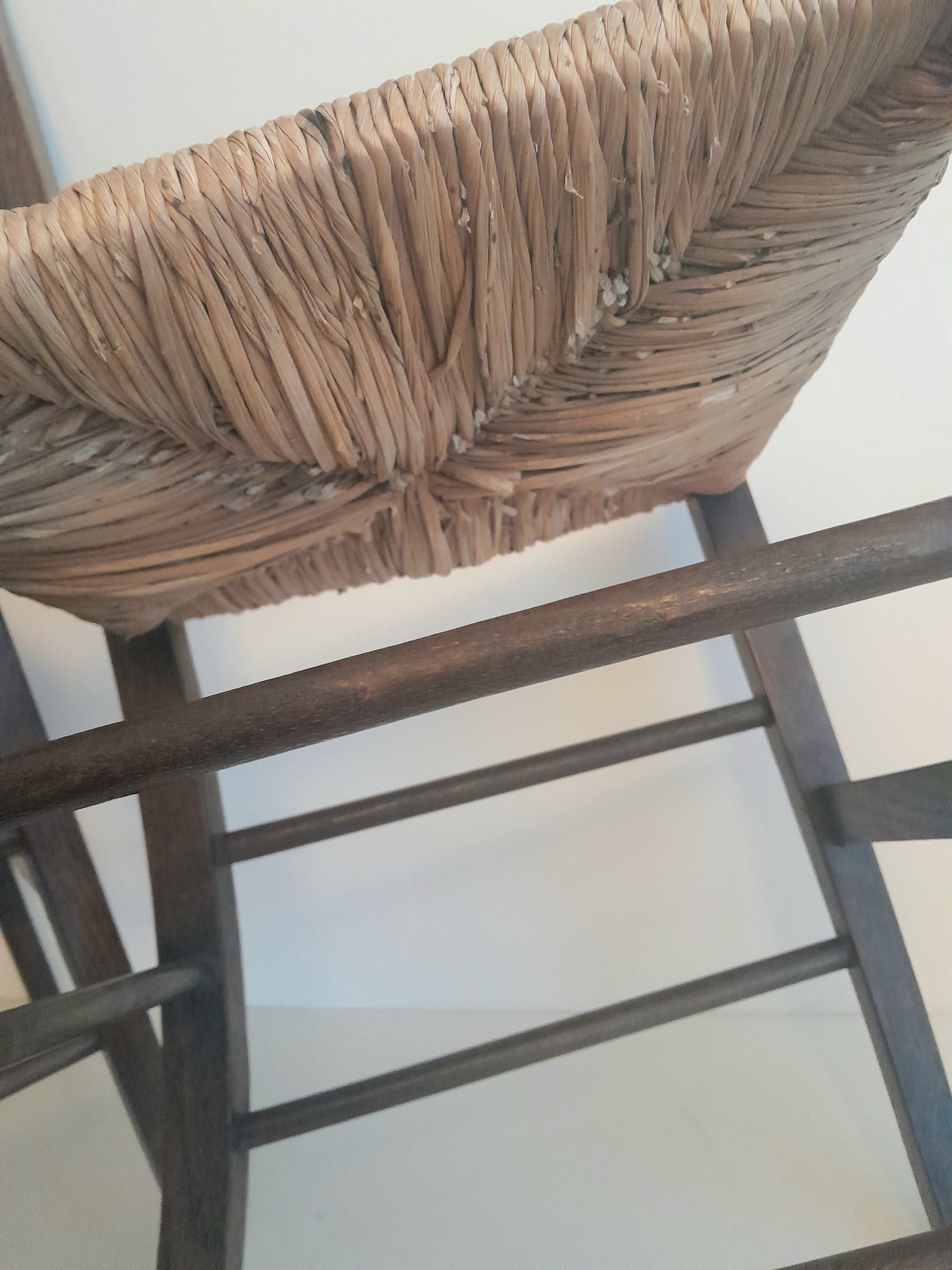 PAIR LADDER BACK CHAIRS