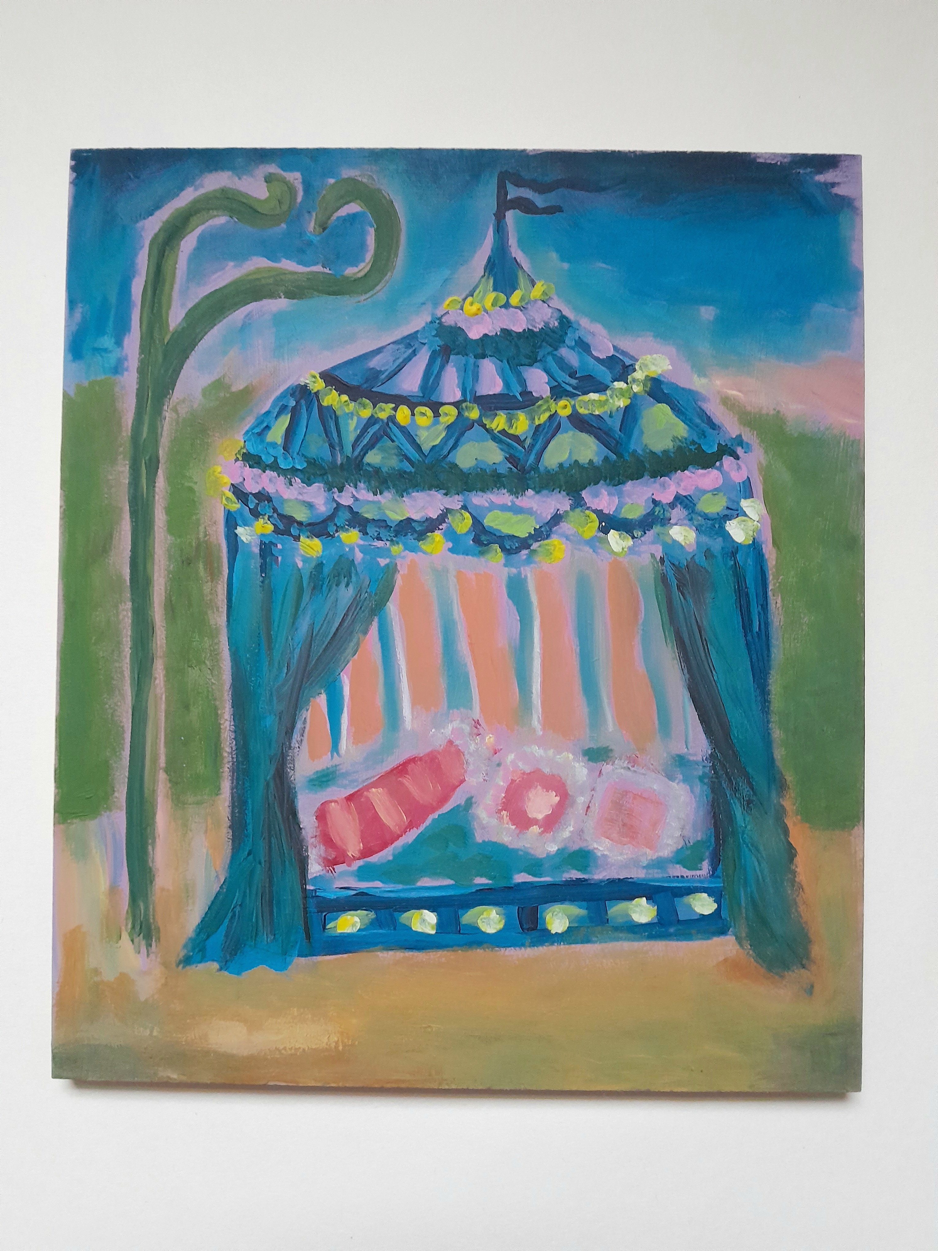 BLUE TENT Original art