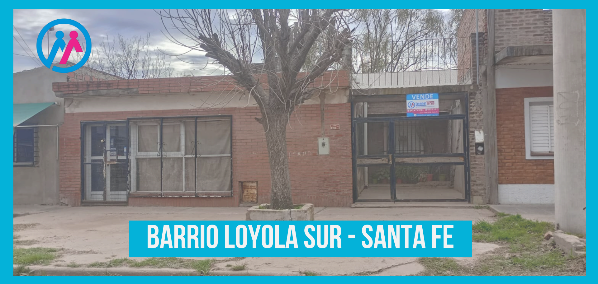 LorenTina EN EXCLUSIVA VENDE. Casa Funcional con gran terreno y local comercial.