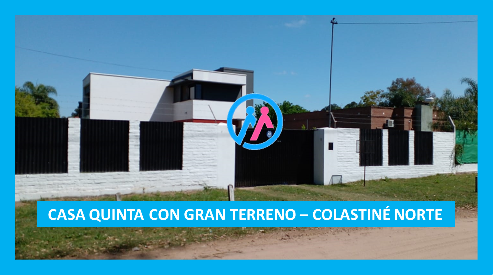 En EXCLUSIVA LorenTina VENDE Casa Quinta de gran terreno y muy buena calidad constructiva.