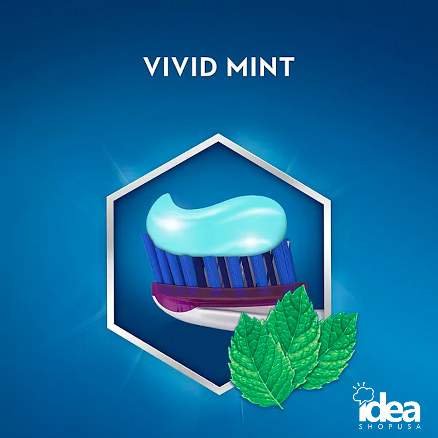 Crest-3D-White Ultra Whitening Toothpaste Vivid Mint, 3 Large Tubes of 5.2 oz (Total 15.6 oz) Anticavity Fluoride Toothpaste, Enamel Repair, Stain Protection + Bonus Idea Shop USA Toothpaste Squeezer