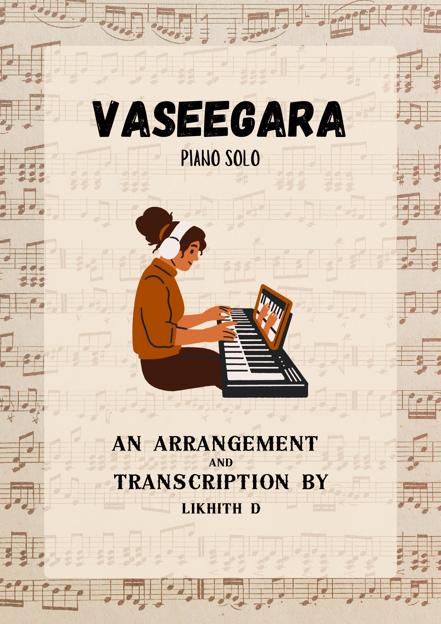 Vaseegara/Zara Zara/Manohara (Piano Solo) by Likhith Dorbala