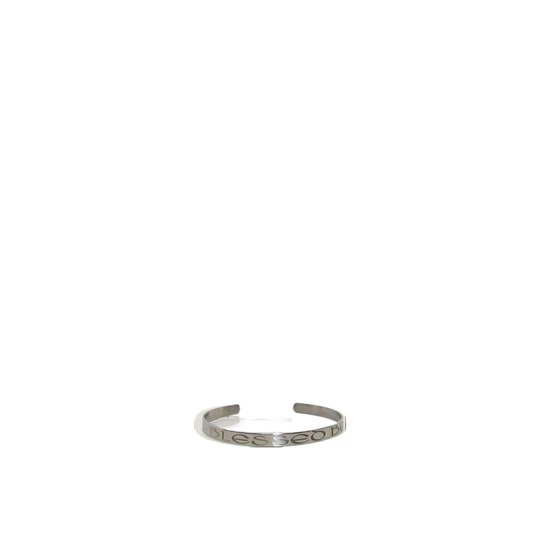 Blessed Be 6" Stainless Steel Bangle