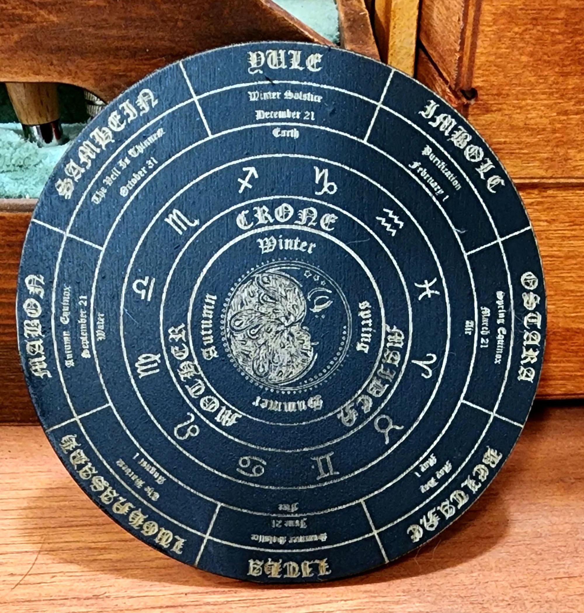 Custom Design Wiccan Wheel of the Year