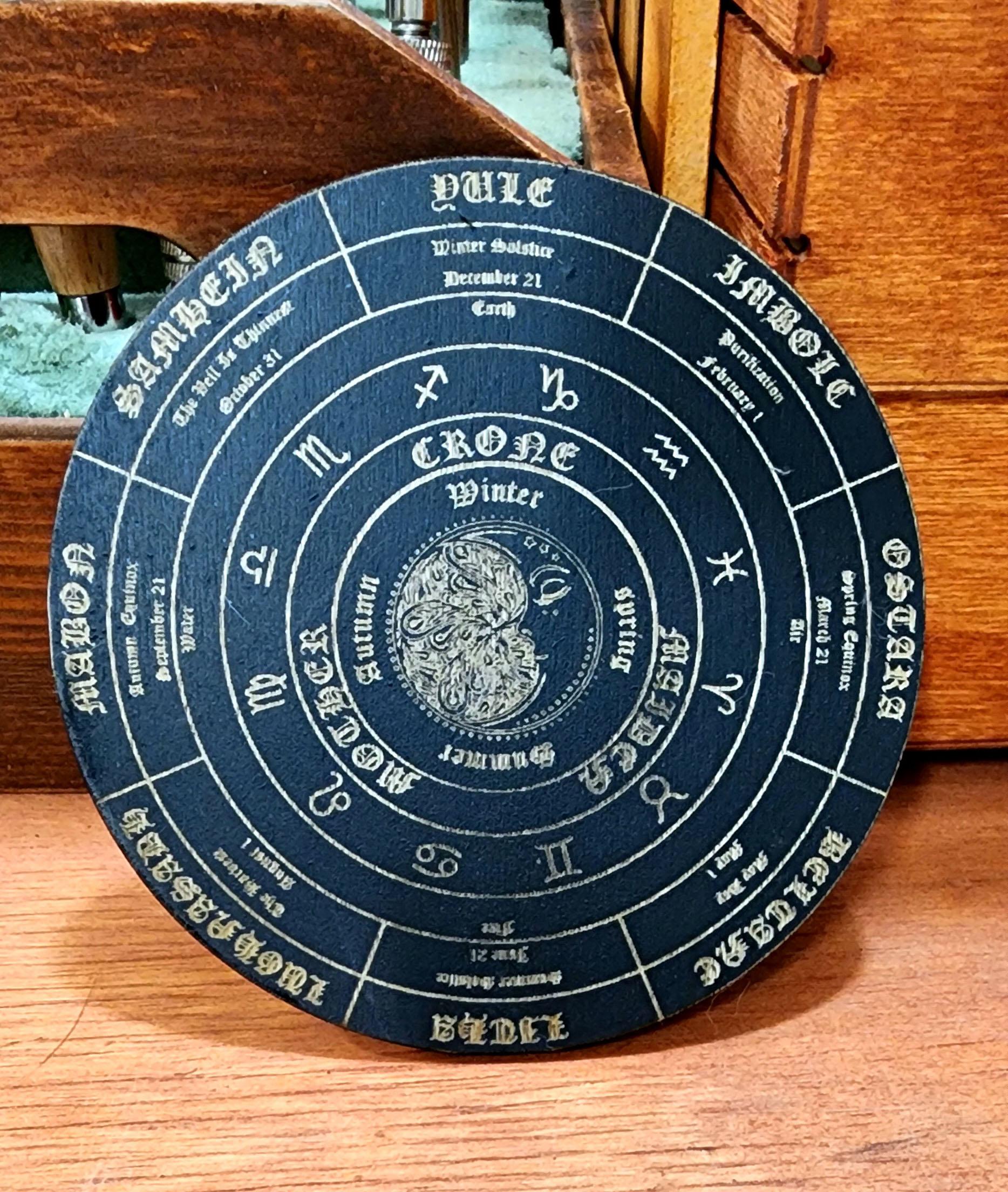 Custom Design Wiccan Wheel of the Year