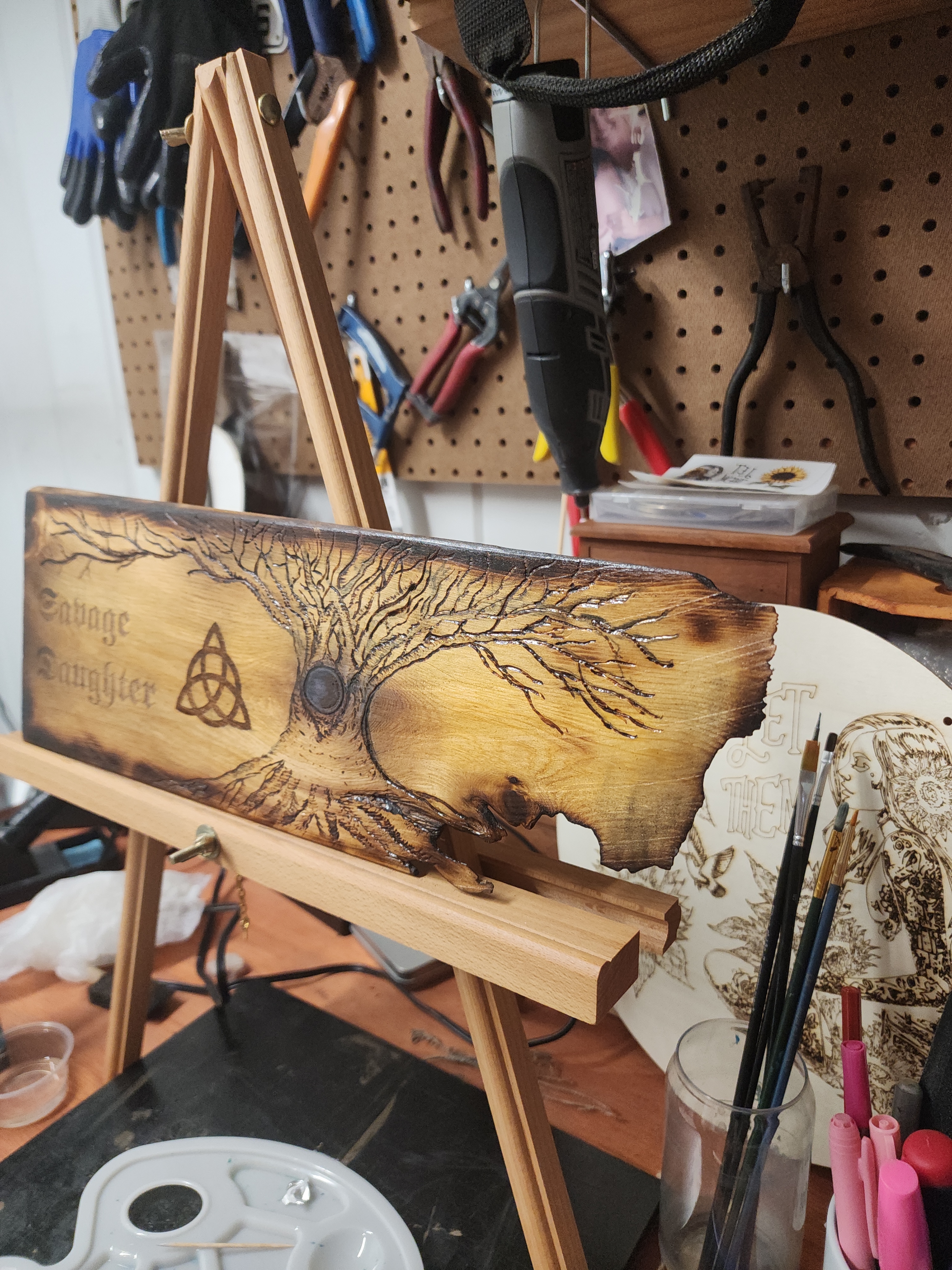Savage Daughter Cedar Altar Board