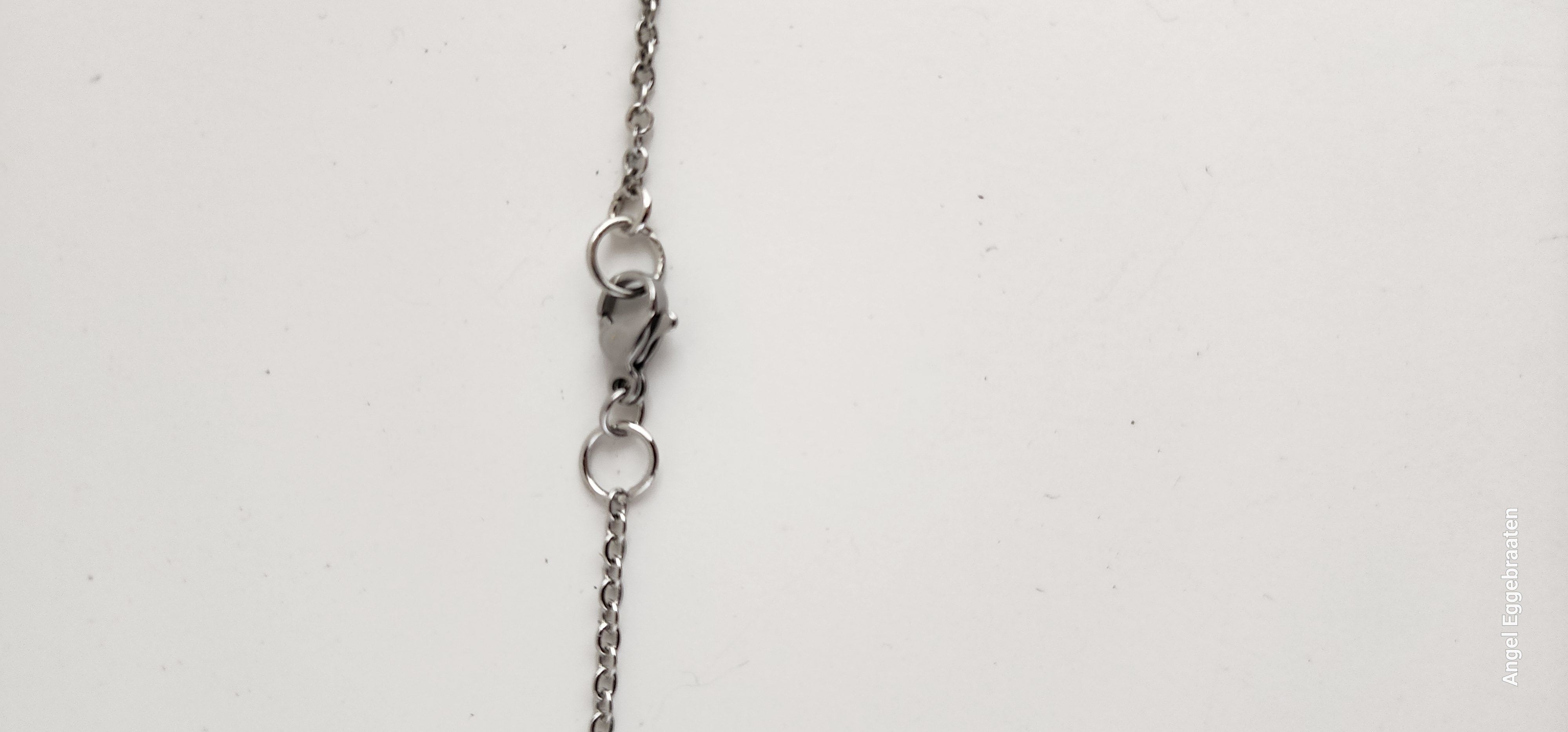 Stainless Steel Pentagram and Crescent Moon Beaded Pendant 
