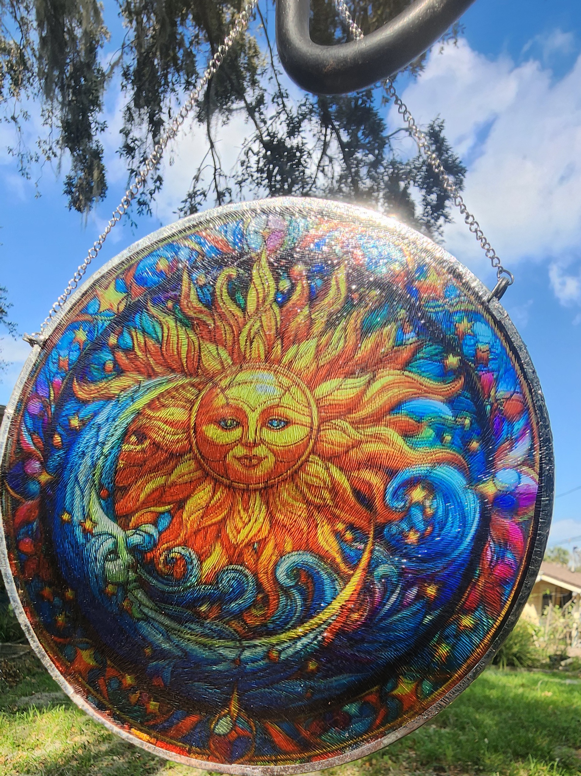 Solstice Celtic Inspired Stained Glass Light Catcher