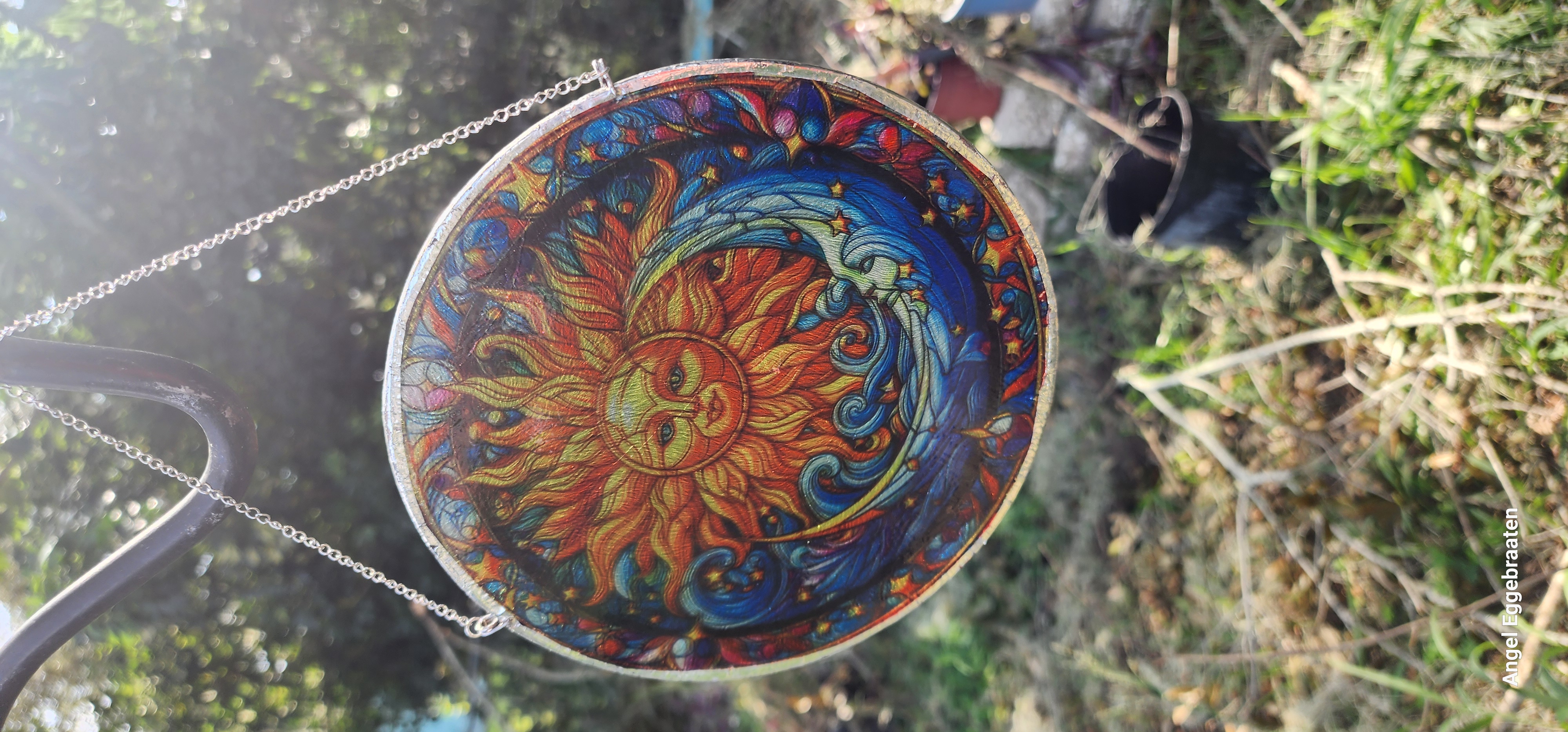 Solstice Celtic Inspired Stained Glass Light Catcher 