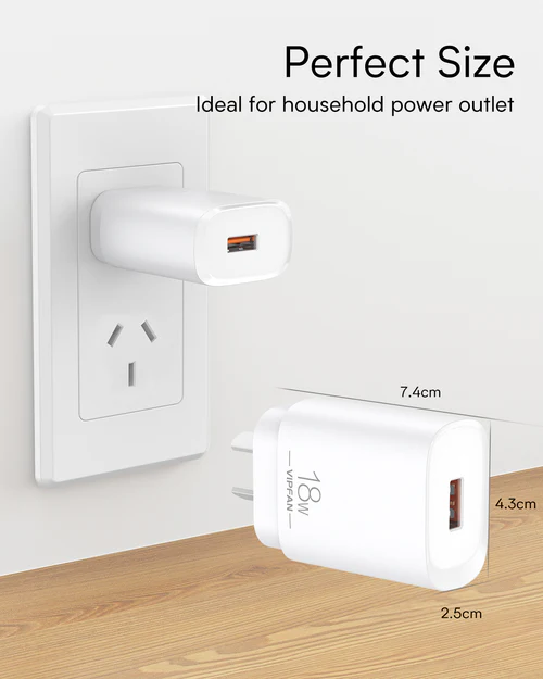 18W USB Super Fast Charger w/ QC3.0 (AU4)