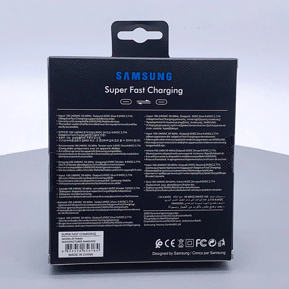 Samsung note10 PD charger super fast charging EPTA800 (with cable)