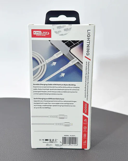 Kinglink 2m 20W Type-C to Lightning Cable KL02TL