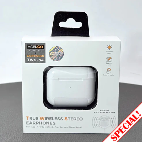 Mobigo TWS bluetooth Stereo earphone TWSA4