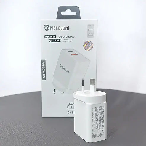 Maxguard PD 30W+ plus PD 18W wall charger MG30WAC/MG30WPD