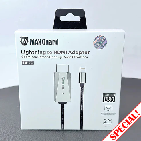 Maxguard 1080P Lightning to HDMI Cable MH02 (2m)