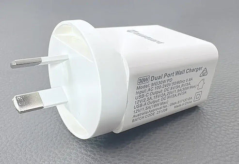 Maxguard PD 30W+ plus PD 18W wall charger MG30WAC/MG30WPD