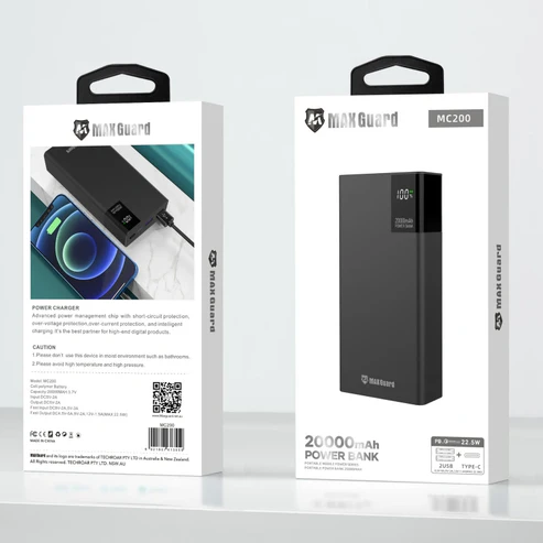 Maxguard 20000 mah PD power bank MC200