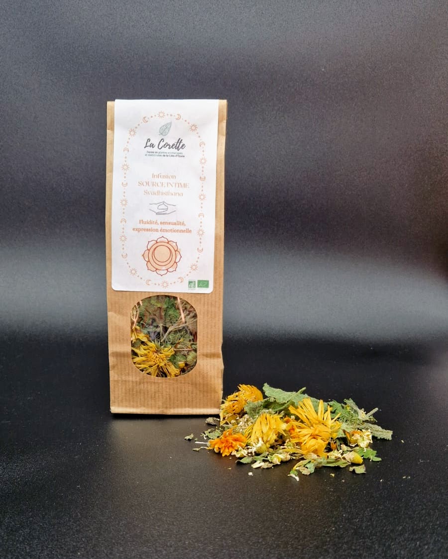 Tisane Chakra sacré "Source intime" Créativité - Désirs - Fluidité